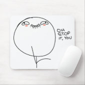 Oh Halt es, Sie - Mousepad (Mit Mouse)