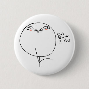 Oh Halt es, Sie - Pinback Knopf Button