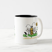 Oh HapBee Day Zweifarbige Tasse (VorderseiteRechts)