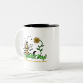 Oh HapBee Day Zweifarbige Tasse (Vorderseite Links)