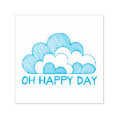 Oh Happy Day Positive Energy Cloud Permastempel (Design)