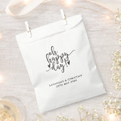 Oh Happy Day Script Personalisierte Gastgeschenk H Geschenktütchen (Ausgeschnitten)