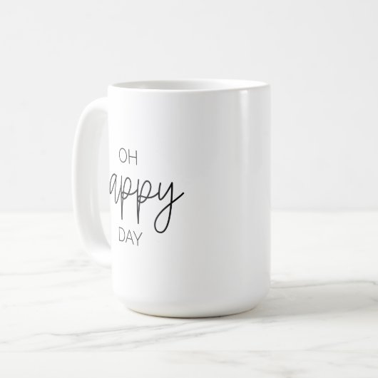 Oh Happy Day Tasse (Vorderseite Links)