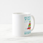 Oh hässlicher Pullover Chemistream, Periodic, Chem Kaffeetasse (VorderseiteRechts)