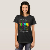 Oh, He Second Grade Lehrer Student Halloween Cos T-Shirt (Vorne ganz)