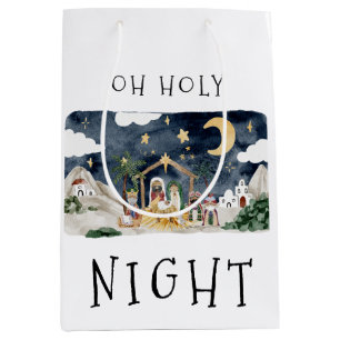 Oh, Heilige Nacht Afrikanische Krippe Weihnachten Mittlere Geschenktüte