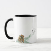 Oh, heilige Nacht Pine Cone & Bough Christmas Tasse (Links)