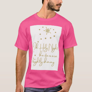 Oh Heilige Nacht - religiöse Weihnachten Jesus Geb T-Shirt