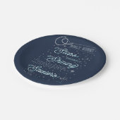 Oh Heilige Nacht Weihnachten 7" Papier Teller (Schrägansicht)