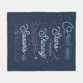 Oh Heilige Nacht Weihnachten Fleece Donnerblanken (Vorderseite (Horizontal))