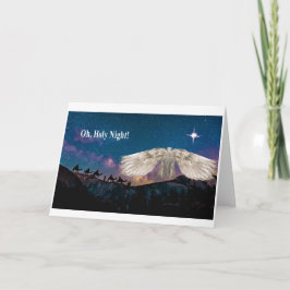 Oh, heilige Nacht - Weihnachtskarte Feiertagskarte
