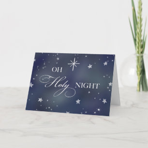 Oh Heilige Nacht Weihnachtsstars Karte