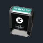 Oh Hell No Funny Spaß Meme Office Fun LOL Joke Permastempel<br><div class="desc">Erstellen Sie Ihre eigene individuelle,  personalisierte,  lustige,  Spaß,  Spaß,  LOL,  Witz,  "Oh Hell No",  modern,  Staat des Kunstbüros selbst-inking Gummi-Briefmarke. Sie können auch "oh Hell No" durch Ihren eigenen Text ersetzen. Ideal für Zuhause,  Business,  Office,  Schule,  Personal und offizielle Mailings. Es gibt eine Auswahl von 9 Farben.</div>