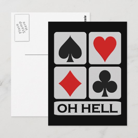 Oh Hell Postcard Postkarte (Vorne/Hinten)