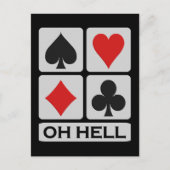 Oh Hell Postcard Postkarte (Vorderseite)