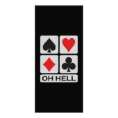 Oh Hell-Rack-Karte Werbekarte (Vorne)
