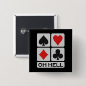 Oh Hell-Taste Button (Vorne & Hinten)
