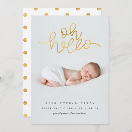 OH HELLO (Vorne/Hinten)