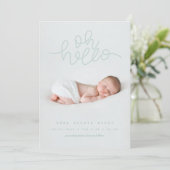 OH HELLO ANKÜNDIGUNG (Stehend Vorderseite)