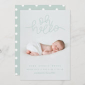 OH HELLO ANKÜNDIGUNG (Vorne/Hinten)