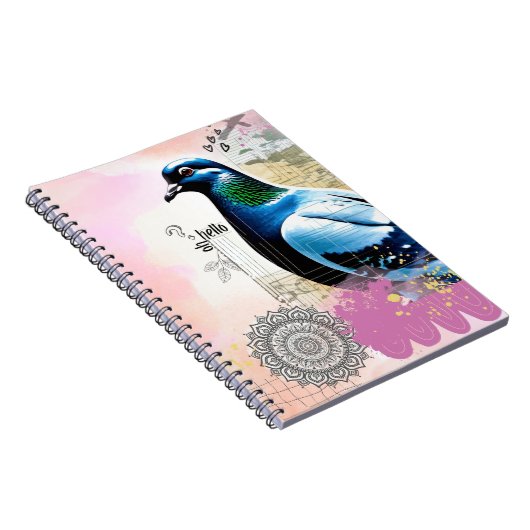 Oh Hello Bird | Notebook Journal Notizblock (Rechte Seite)