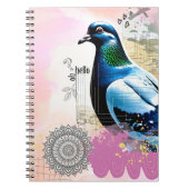 Oh Hello Bird | Notebook Journal Notizblock (Vorderseite)