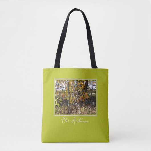 Oh! Herbst. Tote Tasche (Vorderseite)