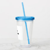 oh Herr, er tritt auf Acryltrinkbecher (Links)