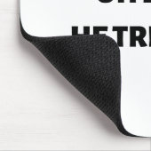 oh Herr, er tritt auf Mousepad (Ecke)