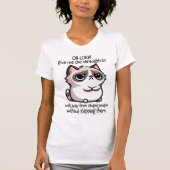 Oh Herr! Funny Quote T - Shirt (Vorderseite)