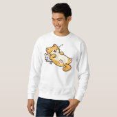 Oh Herrgott, er tritt auf Ingwer Sweatshirt (Vorne ganz)