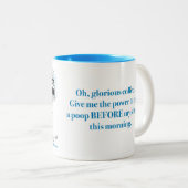 Oh, herrlicher Kaffee Zweifarbige Tasse (VorderseiteRechts)