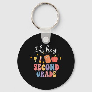 Oh Hey 2. Klasse Spaß Zurück zur Schule Schlüsselanhänger