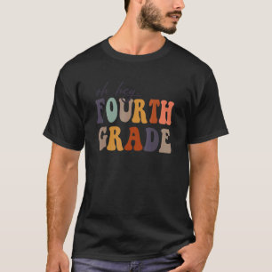 Oh Hey 4. Klasse Zurück in die Schule Retro T-Shirt