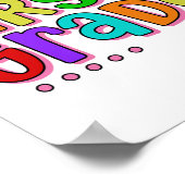 Oh, Hey, erste Klasse CK in die Schule für Lehrer Poster (Ecke)