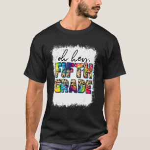 Oh Hey Fünfte Klasse Zurück zur Schule Tie Dye Leo T-Shirt