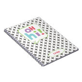 Oh, Hi! Farbenfrohe Sprechblase Notizblock (Rechte Seite)