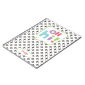 Oh, Hi! Farbenfrohe Sprechblase Notizblock (Linke Seite)