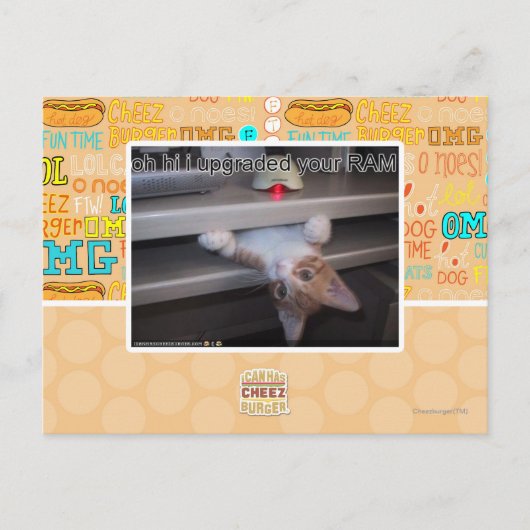 oh hi Ich habe Ihren RAM aktualisiert Postkarte (Vorderseite)