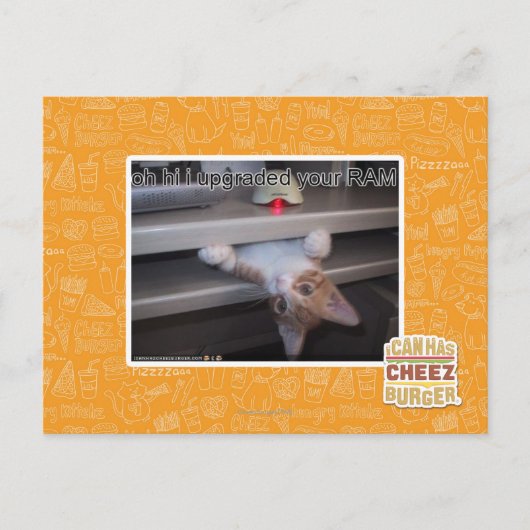 oh hi Ich habe Ihren RAM aktualisiert Postkarte (Vorderseite)