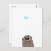 "Oh hi"-Karte Postkarte (Vorne/Hinten)