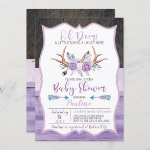 Oh, Hirsch, ein kleiner Dose hier fast Babydusche Save The Date