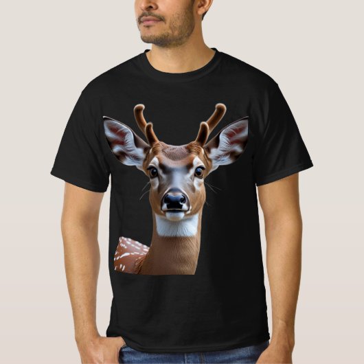 Oh, Hirsch: Eine lustige, überraschende Hirschgraf T-Shirt (Vorderseite)