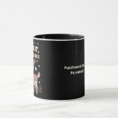 Oh Hirsch, es ist Weihnachten Mini-Patchwork-Quadr Tasse (Zentrum)