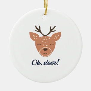 Oh Hirsch Hirsch Liebe Rette Den Hirsch Kreatives  Keramik Ornament