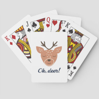 Oh Hirsch Hirsch Liebe Rette Den Hirsch Kreatives  Spielkarten