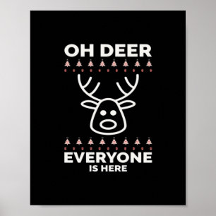 Oh Hirsch, jeder ist hier im modernen Stil  Poster