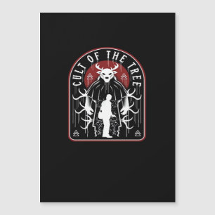 Oh Hirsch Kult Der Baum Künstlerischer Stil  Magnetkarte