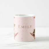 Oh, Hirsch, lieblicher Bambi auf Blume mit Wolkens Kaffeetasse (Mittel)