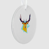 Oh Hirsch Minimaler Rustikaler Stil Acryl-Ornament Ornament (Vorderseite)